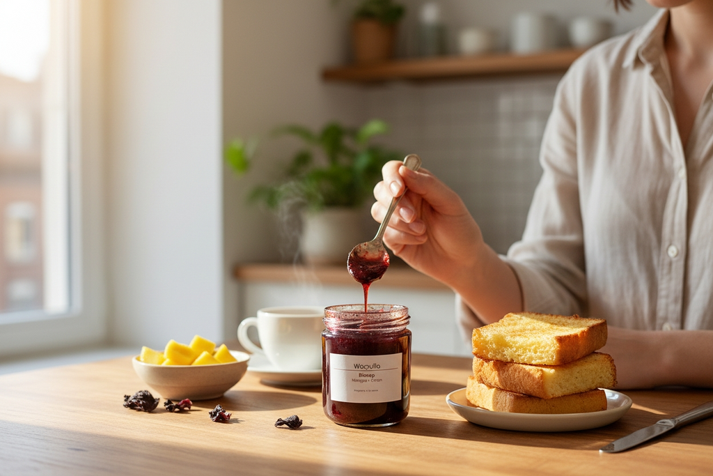Confiture Bissap Mangue Citron