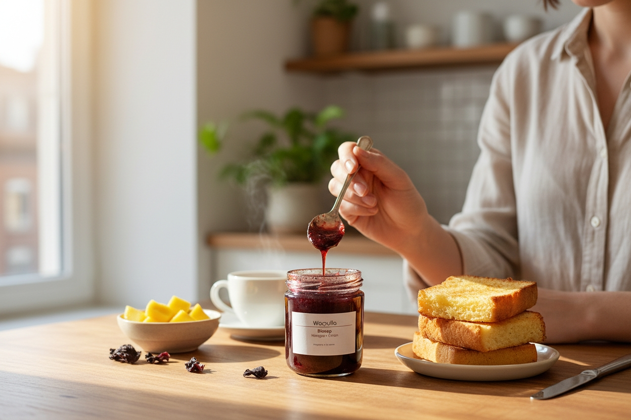 Confiture Bissap Mangue Citron