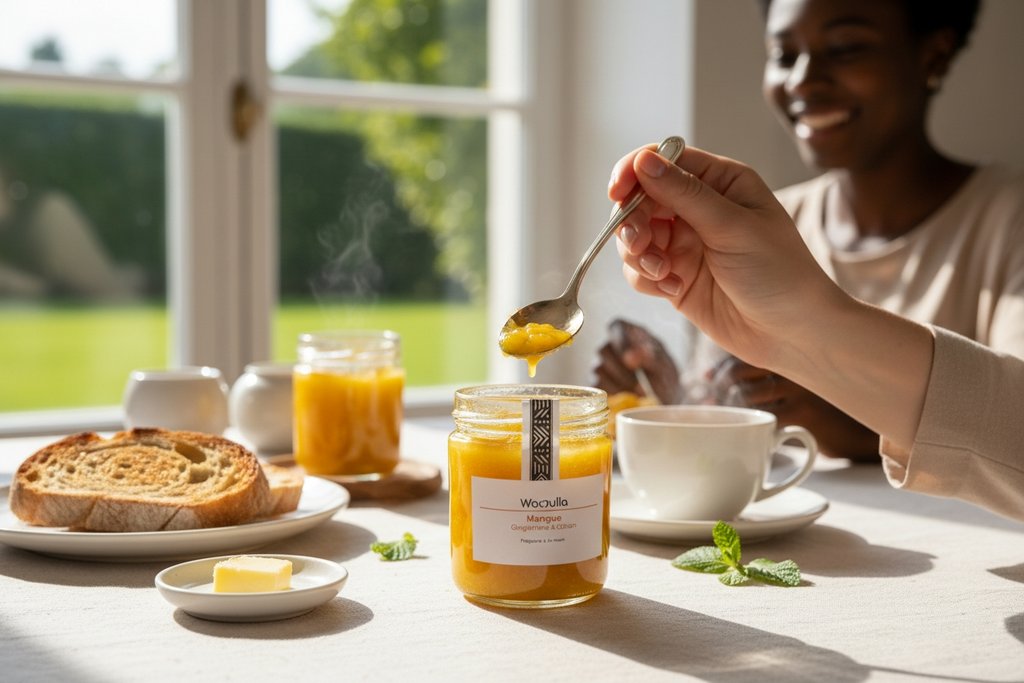 Confiture Mangue Gingembre Citron