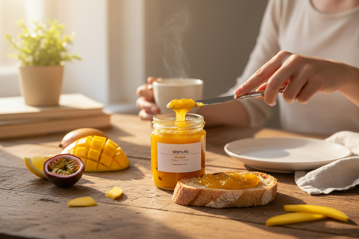 Confiture Mangue Passion  Citron