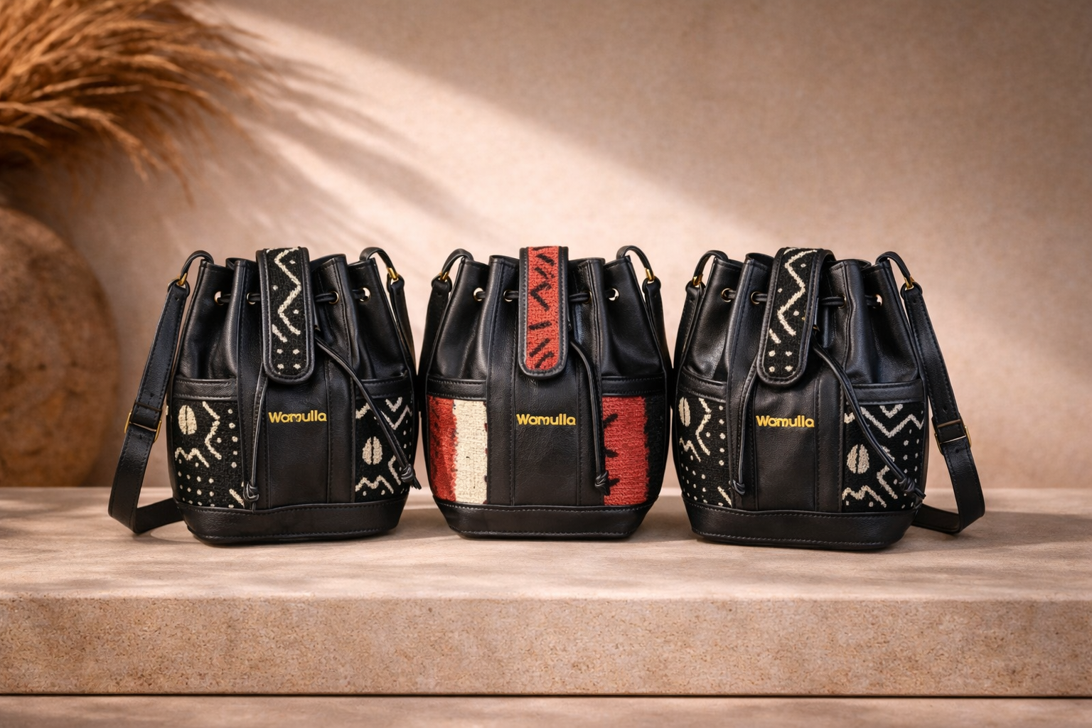 Sac DIALA - Bogolan & Cuir