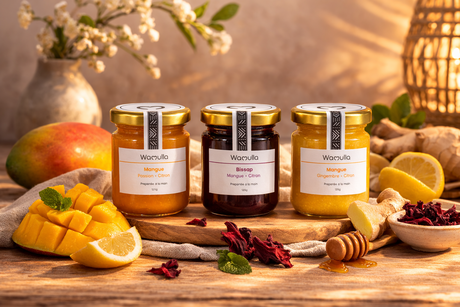 Lot Découverte – 3 Confitures Artisanales WAMULLA