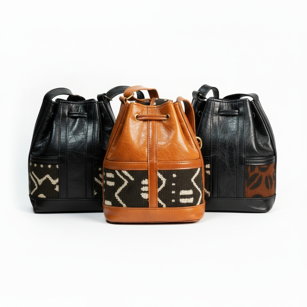 Sac DIALA - Bogolan & Cuir