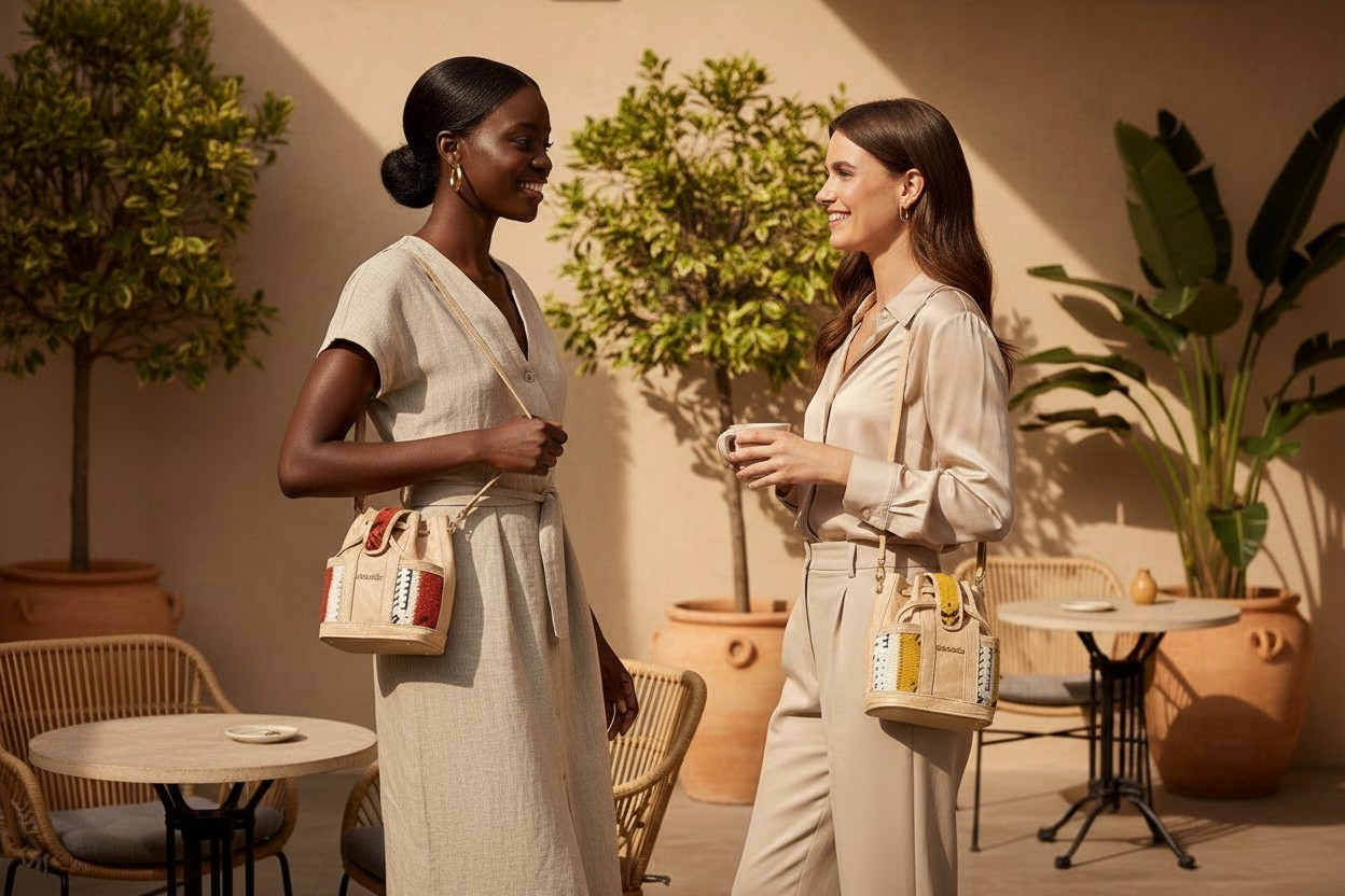 Sac DIALA - Bogolan & Cuir